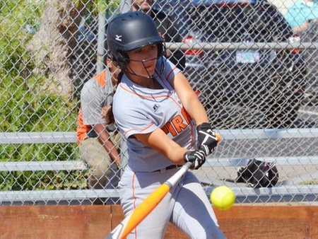 Vc sophomore Alyssa Frutos was 2-2 with two stolen bases and a pair of runs scored in the Pirates' season-opening victory over Imperial Valley Friday in Glendale.