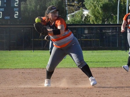 Pirate freshman Courtney Terrazas was 2-2 with two walks, an RBI and two runs scored in VC's 10-8 loss at Antelope Valley on Thursday.