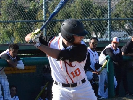 Blake Chiaramonte had VC's only two hits in a 2-0 loss at Moorpark Tuesday.