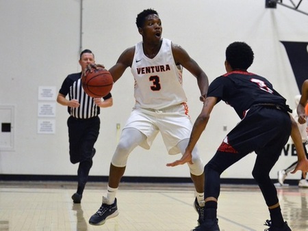VC sophomore Dayveon Bates had nine rebounds with five assists in the Pirates 65-54 setback at College of the Sequoias Friday in Visalia.