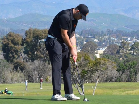 Pirate freshman Mason Teron tied fir sixth place overall with a 3-over 75 Monday at the WSC No. 8 at San Dimas Canyon Golf Club. VC shot a 396 to finish third in the nine-team event.