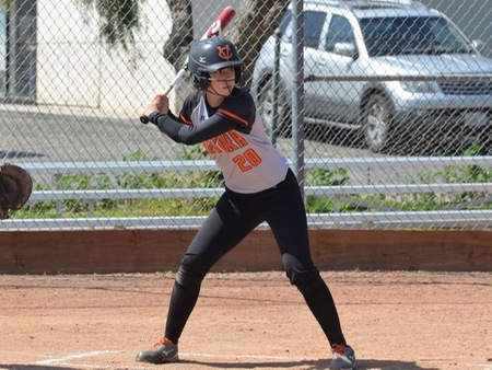 VC sophomore Kayla Garcia was 3-3 with a walk and a double at the plate, and pitched seven innings and allowed just three runs in the Pirates' 4-3 win at Santa Monica Thursday.