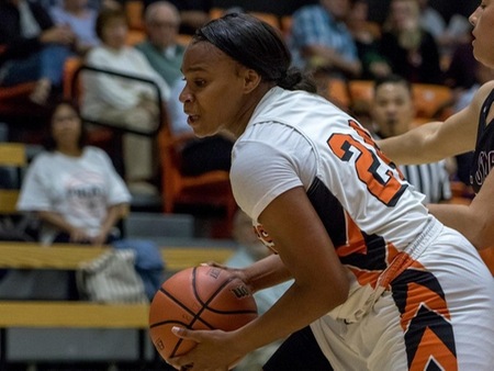 LaDaesha Merriweather pulled in 12 rebounds, her third straight double-digit rebound effort, in VC's semifinal loss to Sequoias Saturday in the semifinals of the Tom Gilcrest Invitational in Visalia.