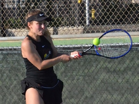 VC freshman Isabella DeRosa won her No. 6 singles match 6-1, 6-2 Thursday at Glendale in the Pirates' 5-4 victory at Glendale.