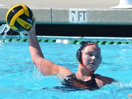 Ylva Ostlin had seven goals in two matches for the VC women's water polo team Saturday at the Riverside Tournament.