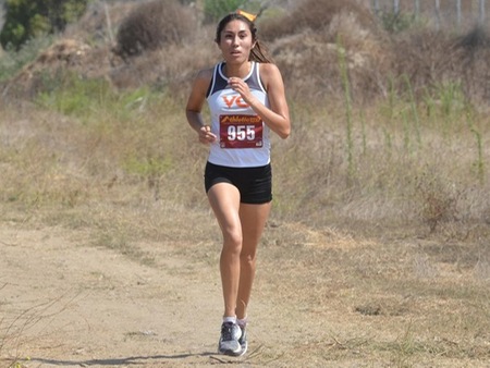 VC sophomore Brieanna Tafoya finished in second place at the SoCal Preview meet Friday, leading the Pirates to a runner-up finish in the team competition in San Diego.