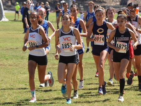 Pirate sophomores Olivia Burton (1842) and Brieanna Tafoya (1853) finished second and third, respectively, at the CCCAA State Cross Country Championships Saturday in Fresno.
