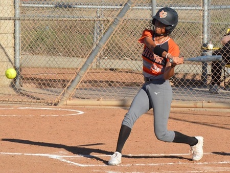 Pirate left fielder Isabel Gallegos had an RBI triple and played an outstanding defensive game in the field, including an outfield assist to end the game on an out at the plate.