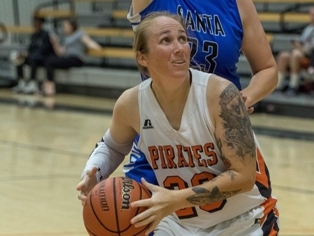 VC freshman Robin Prince helped rally the Pirates from an eight point deficit with three minutes remaining in their 68-64 victory over Canyons Wednesday in the Glendale College Holiday Tournament.